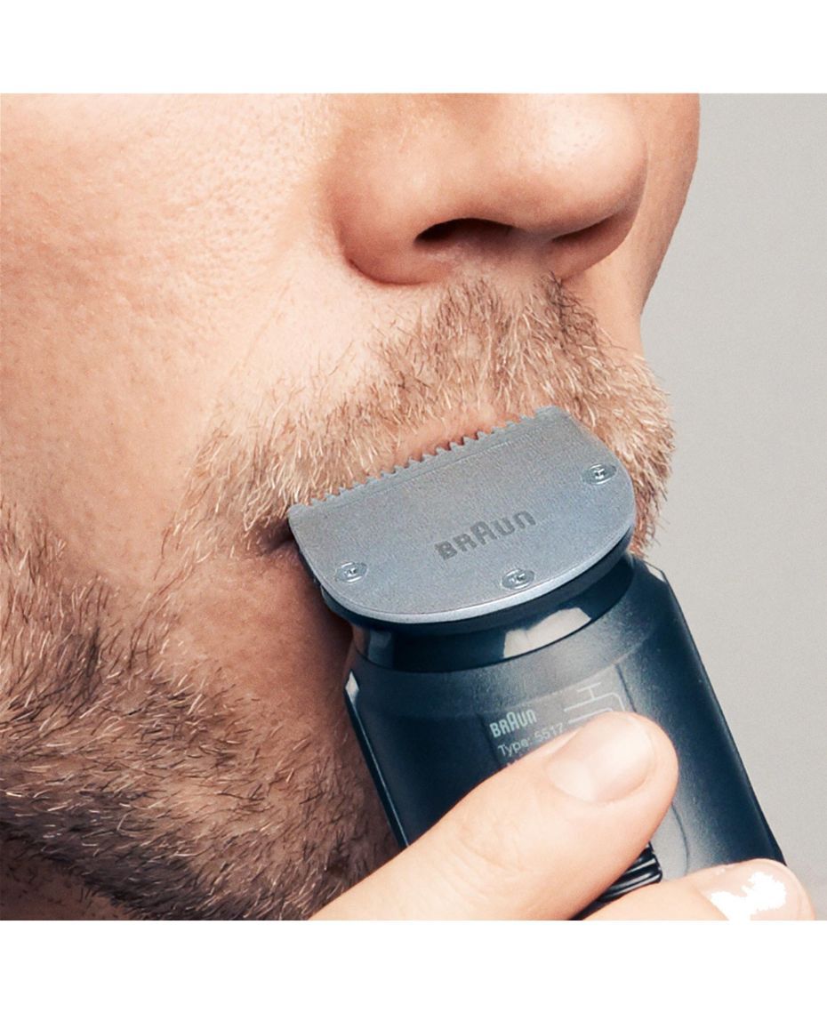 Braun Beard Trimmer with precision dial, 4 attachments and Gillette